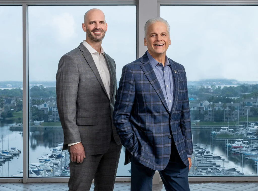 Burrows Financial founding partners Clint Auttonberry and Don Burrows